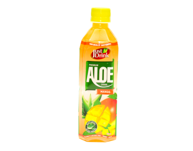 1Z.png Just Drink Aloe Mango 500ml (Pack of 12) - Image 1