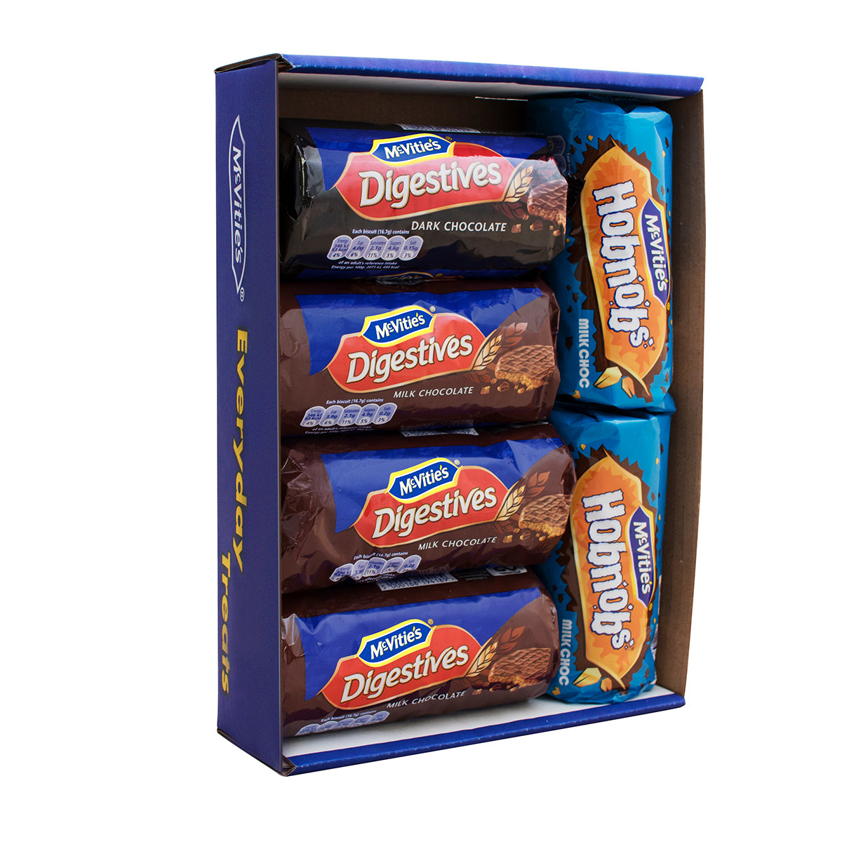 30200473419806.jpg McVities Treat Hobnobs Digestive Dark Milk Chocolate Biscuit 6 Pack - Image 1