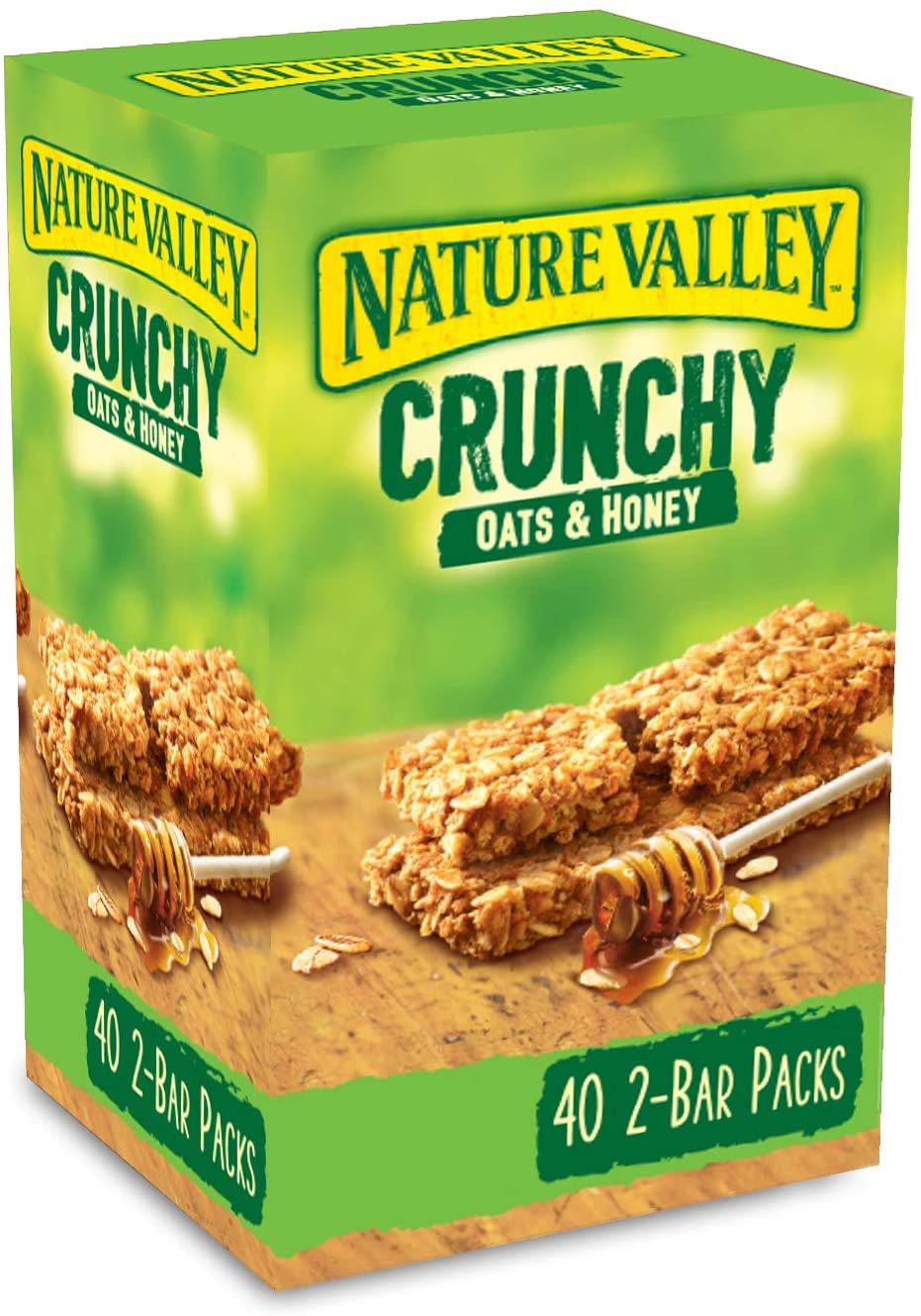 714xAKTqhbL._AC_SL1500.jpg Nature Valley Crunchy Oats & Honey Bars Pck of 40 x 42g - Image 1