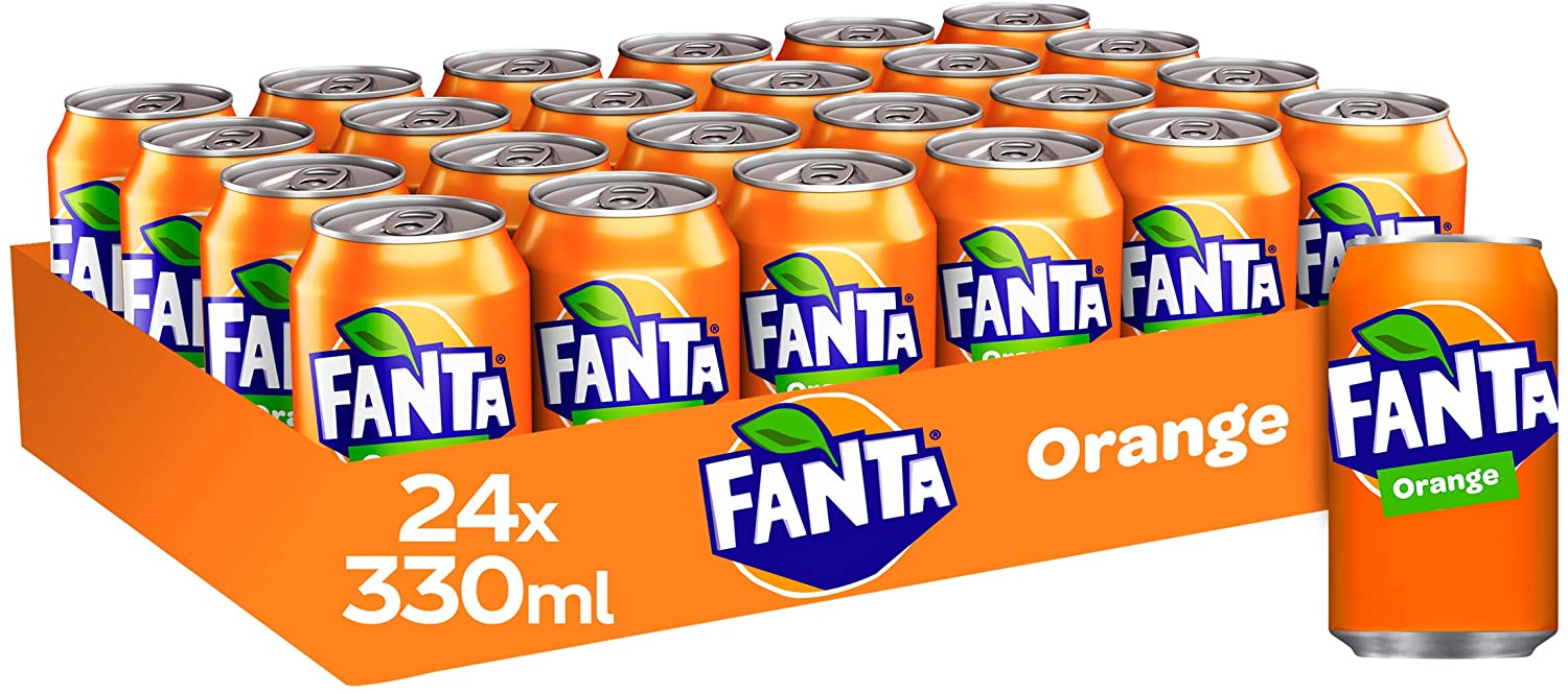 817gRsA67bL._AC_SL1500.jpg Fanta Orange Cans 24 x 330ml - Image 1