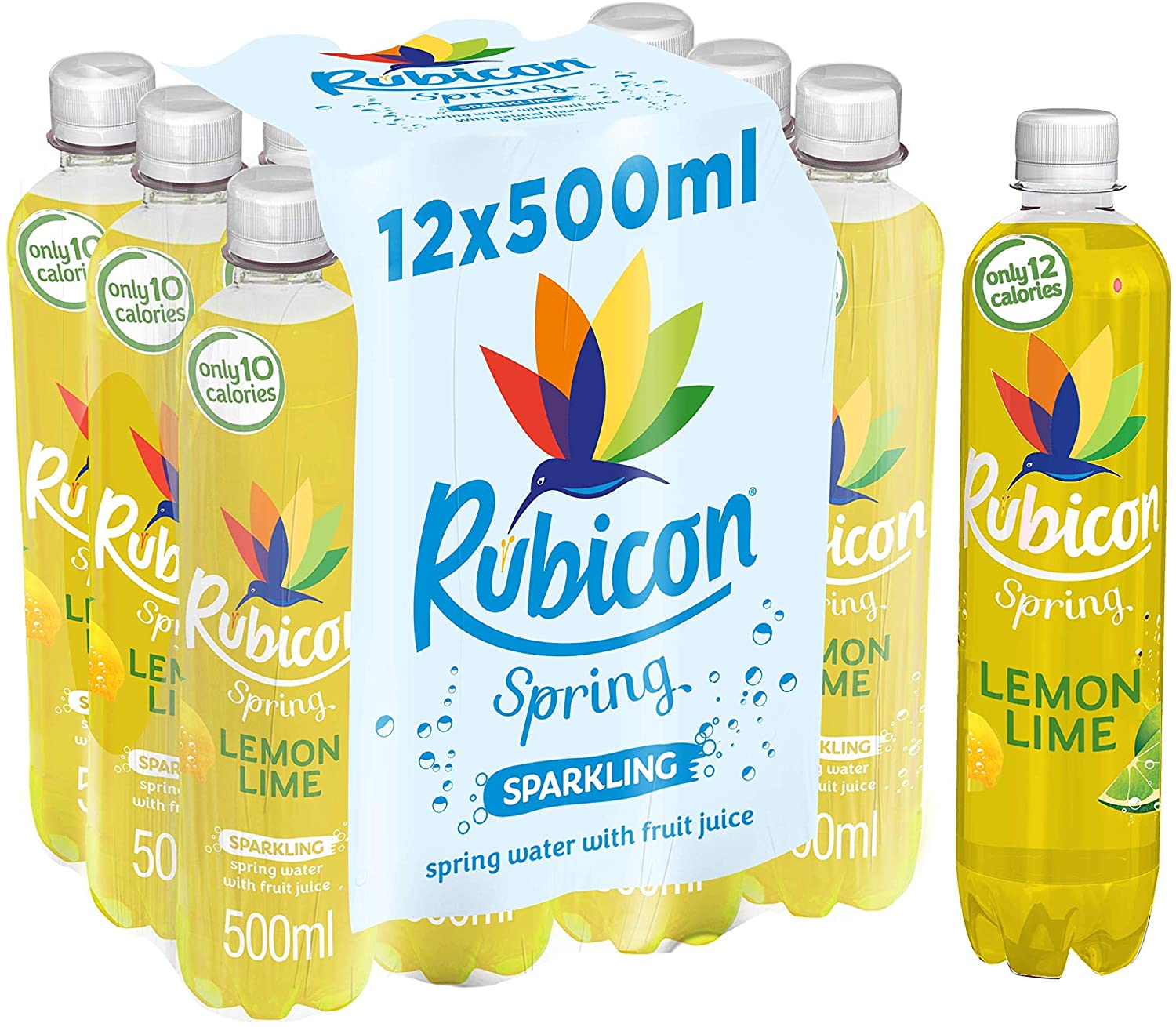 81R1UfAVQZL._AC_SL1500.jpg Rubicon Spring Lemon Lime Flavoured Sparkling Water Pack of 12x500ml - Image 1