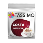 Costa Tassimo Cappuccino Coffee 40Pods Pack of 5 X 8'S - Image 2