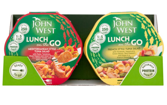 Capture1_635cf5e0-ec31-4a83-9ce5-9210881d72e3.png John West Lunch On The Go turn salad Pack of 6 x 220g - Image 1