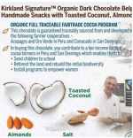 Kirkland Signature Belgian Chocolate Thins Coconut & Almond Pack of 500g - Image 3