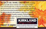 Kirkland Signature 100% Pure Grade A Amber Maple Syrup Pack of 1x1L - Image 3