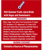Oasis Summer Fruits Juice 12 X 500 Ml - Image 3