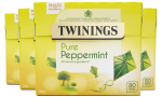 Twinings Pure Peppermint 80 Tea Bags (Pack of 4)