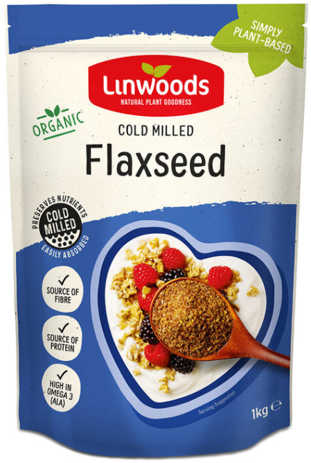 Capture_bd3fef8d-042b-4b51-802a-acd375fc8b70.png Linwoods Organic Flaxseed pack of 1kg - Image 1
