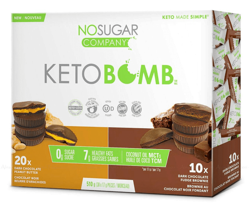 Capture_ec7df549-3453-4f93-81fa-0c629641fee4.png No Sugar Company Keto Bombs, 510g - Image 1