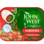 John West Boneless Sardines in Tomato Sauce Pack of 12x95g