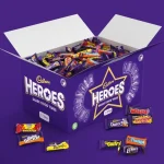 Cadbury Heroes 2 Kg (Pack of 2) Chocolate Bulk Sharing Box, Milk Chocolates Individually Wrapped,