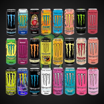 Monster Advent Pack Gift, 24x500ml Monsters Energy Drinks, Great Christmas Gift, Monster Fan